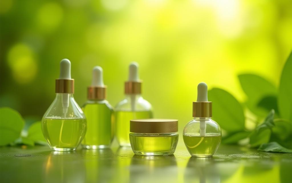 Frascos de cosmética natural de Belleza Verde