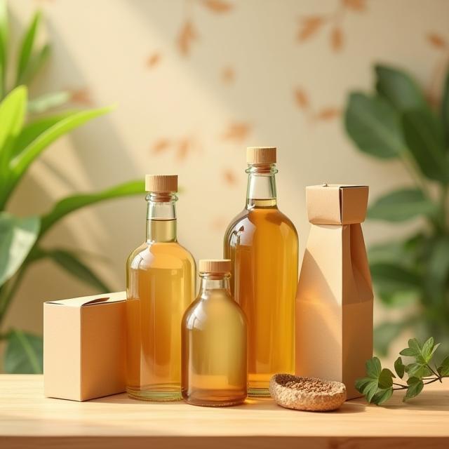 Envases de vidrio reciclado y cartón certificado FSC