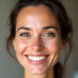 Cliente satisfecha sonriente